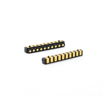2.54mm Pitch Spring Loaded Connector 3A 10 Pin Pogo Connector Compact