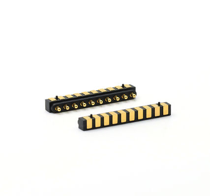 2.54mm Pitch Spring Loaded Connector 3A 10 Pin Pogo Connector Compact
