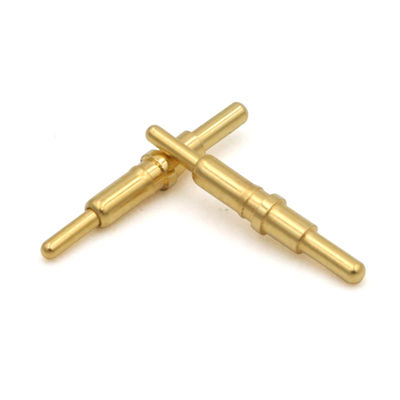 Brass Double Head  Spring Loaded Contact Pogo Pin For Clamp Remote Control