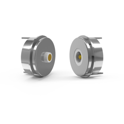 10mm round  male female magnetic connector 12V 5A magnetic power connector